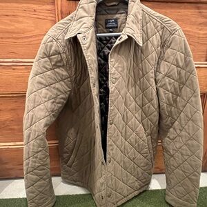 J. Crew Men's Quilted Brown Jacket